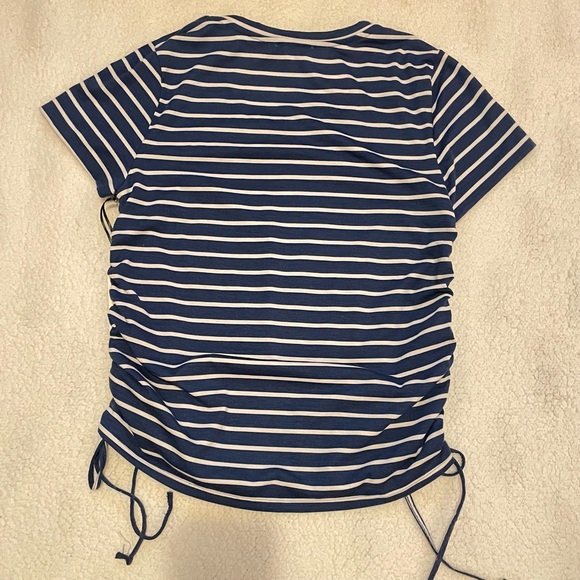 NWT Sm Striped Maternity Shirt - Picture 2 of 5